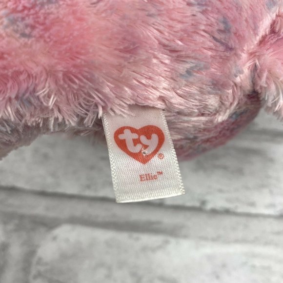 Ty Beanie Boo Ellie Pink Elephant 2014 - Picture 3 of 3